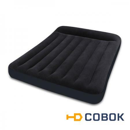 Фото Полуторный надувной матрас Intex 64142 "Pillow Rest Classic Airbed" (191х137х25см)