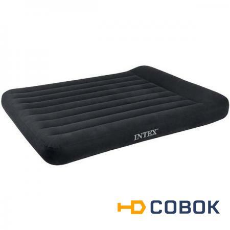Фото Двуспальный надувной матрас Intex 64143 "Pillow Rest Classic Bed" (203х152х25см)