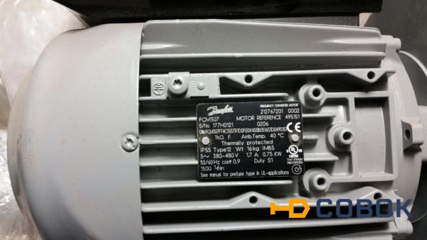 Фото Электродвигатели с частотными преобразователями Danfoss FCM307