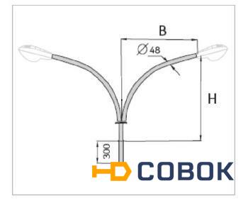 Фото Кронштейн 1.К4-2,0-2,0-/180-Ф4