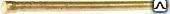 Фото Гвозди финишные с латунным покрытием 1,4х50
