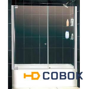 Фото Душевая дверь распашная Domustar EF-07-2 S 1200x1500 мм прозрачное
