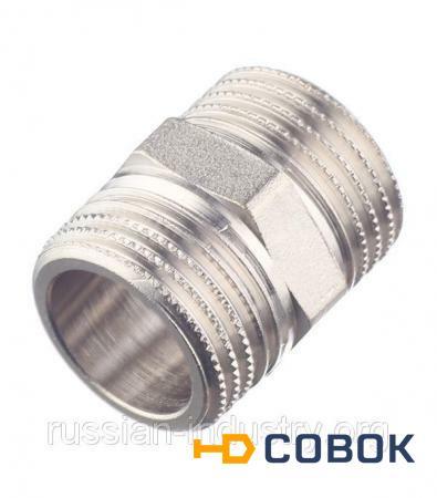 Фото Ниппель (бочонок) Stout 1/2" нар(ш) х 1/2" нар(ш)