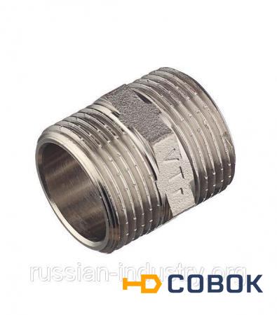 Фото Ниппель (бочонок) 3/4" нар(ш) х 3/4" нар(ш) Valtec