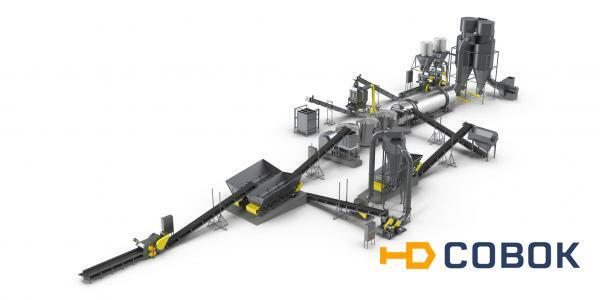 Фото Линия по производству топливных гранул из кусковых отходов естественной влажности