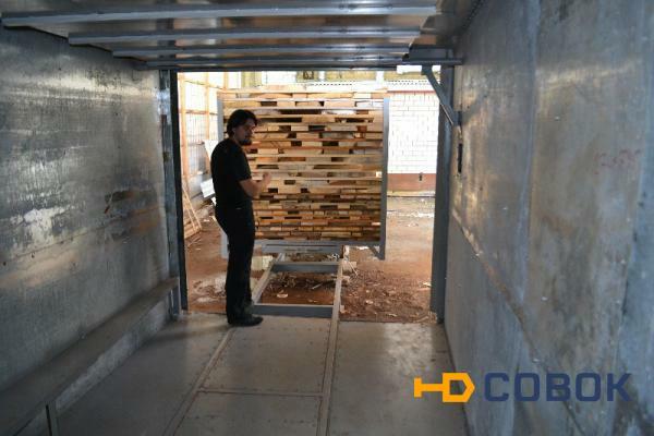 Фото Камера « Энергия» для термомодификации древесины без перезагрузки после предварительной конвективной сушки .