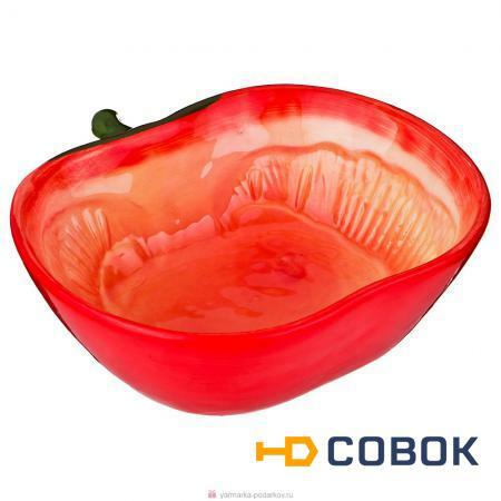 Фото Блюдо для запекания томат 18х17.5х6см
