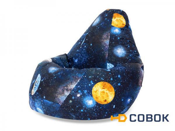 Фото Кресло мешок XL Space космос Мягкое кресло (внешний чехол+внутренний чехол с гранулами)