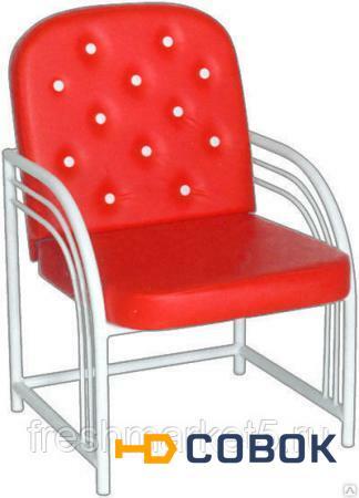 Фото Кресло М117-02 с мягким сиденьем (окрашенный каркас) 590х600х870 мм