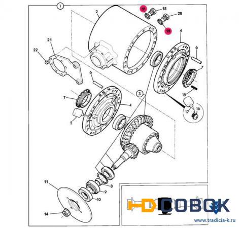 Фото Шайба ПМ 1406/0021 на JCB 3CX