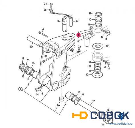 Фото Шайба 1416/0008Z на JCB 3CX