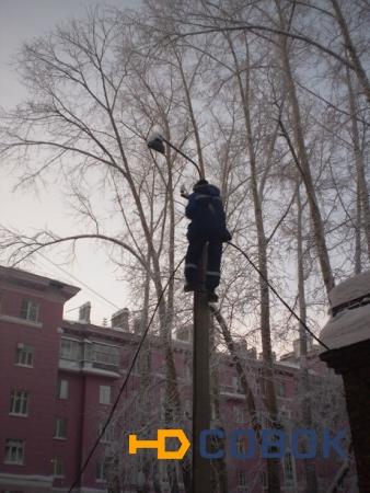 Фото Монтаж уличного и внутреннего освещения