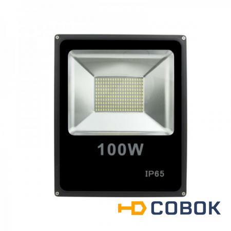 Фото Светодиодный прожектор 100 вт smd 3000к 200led теплый белый свет