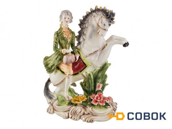 Фото Статуэтка "конная прогулка"высота=60 см. Hangzhou Jinding (92-111)