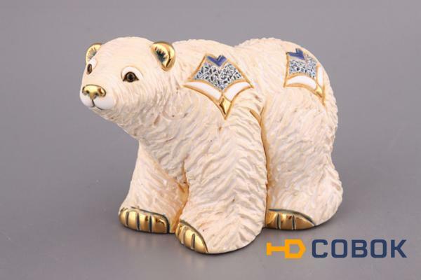 Фото Статуэтка декоративная "полярный медведь"12*7 см.высота=9,5 см. Ancers Sa (347-168)