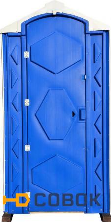 Фото Туалетная кабина ЭКОГРУПП Эконом ECOGR (Цвет: Голубой)