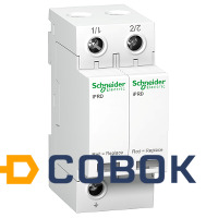 Фото Schneider Electric A9L40201 УЗИП Т2 iPRD 40r 40kA 350В 2П СИГНАЛ