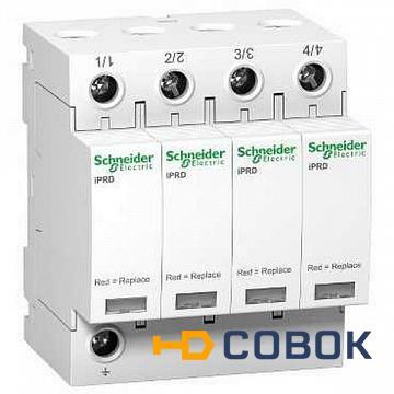 Фото УЗИП Т2 iPRD 65r 65kA 350В 4П СИГНАЛ | код. A9L65401 | Schneider Electric