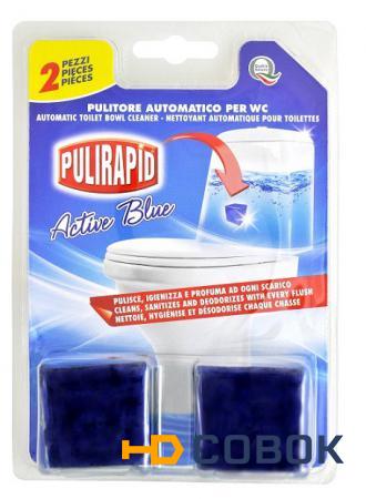 Фото Кубики в бачок унитаза Pulirapid Active Blue (2 шт.)