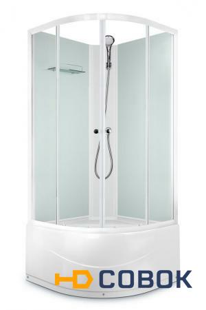 Фото Душевая кабина Domani Spa Delight 99 Eco 900x900x2180 прозрачные стекла