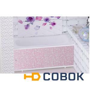 Фото Экраны под ванну PRORAB Экран д/ванны Кварт 1,48м розовый иней