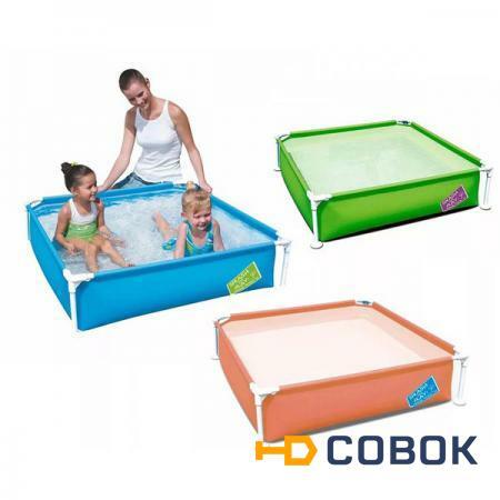 Фото Бассейн каркасный BestWay 56217 My First Frame (122х122х30,5см) 3+