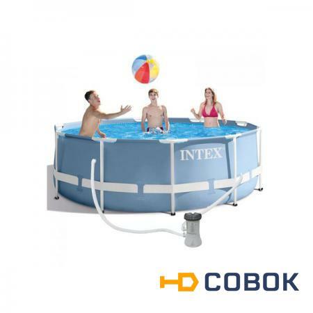 Фото Каркасный бассейн Intex 26706 Prism Frame Pool (305х99см) + аксессуары