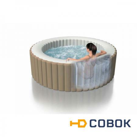 Фото Надувной бассейн джакузи Intex 28408 PureSpa Bubble Massage (216х71см)