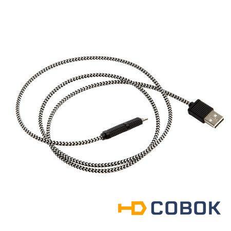 Фото Кабель с usb acable черный (58896)