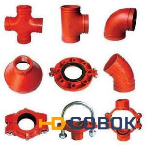 Фото Victaulic Grooved Pipe Fittings Фитинги Виктаулик