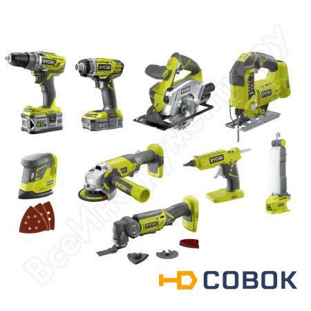 Фото Набор инструмента Ryobi ONE+ R18CK9-252S 5133003576