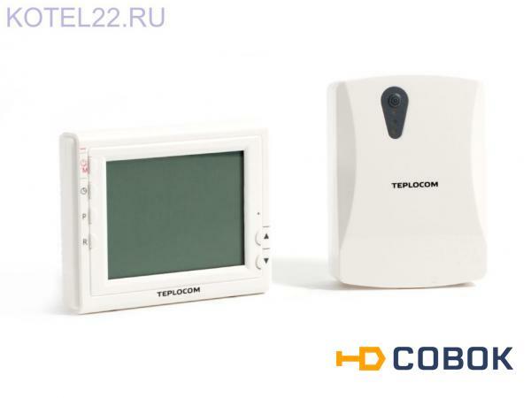 Фото Беспроводной программируемый комнатный термостат TEPLOCOM TS-Prog-2AA/3A-RF