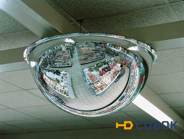 Фото Сферические обзорные купольные зеркала для помещения Д1000