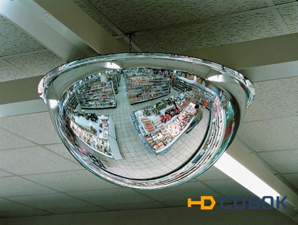 Фото Сферические обзорные купольные зеркала для помещения Д800