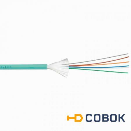 Фото Кабель оптоволоконный OM4 многомодовый внутренний/наружный с плотным буфером 6 волокон LSZH 1000 м;032666