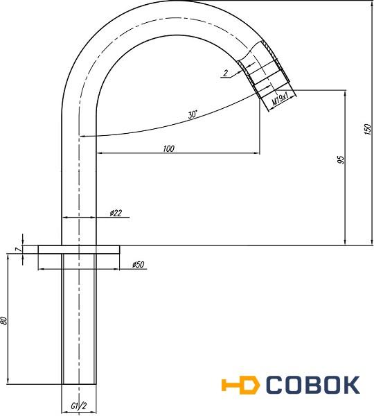 Фото Автоматический сенсорный кран Kopfgescheit KR5148V-DС