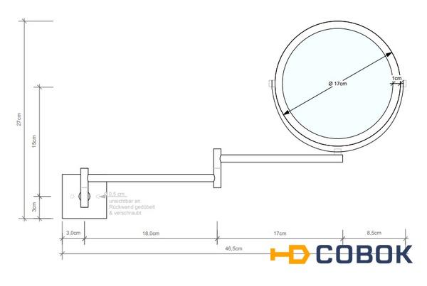 Фото Decor Walther SP 28/2/V 0105882 Зеркало косметическое