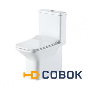 Фото Унитаз-компакт Melanie безободковый с сиденьем микролифт