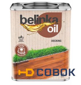 Фото Belinka Масло Oil Decking для наружных работ №202 Орех 0,75л.