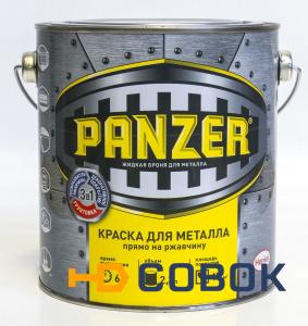 Фото КРАСКА "PANZER" ДЛЯ МЕТАЛЛА  ГЛАДКАЯ  ЗЕЛЕНЫЙ МОХ 2,3 Л   RAL 6005