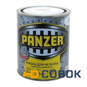 Фото КРАСКА "PANZER" ДЛЯ МЕТАЛЛА  ГЛАДКАЯ  КОРИЧНЕВАЯ 0,25 Л   RAL 8017