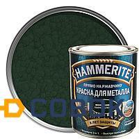 Фото Краска для металлических поверхностей алкидная Hammerite молотковая темно-зеленая 2,2 л.
