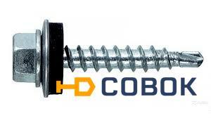 Фото Саморез кровельный цинк 4,8х80 (100шт)