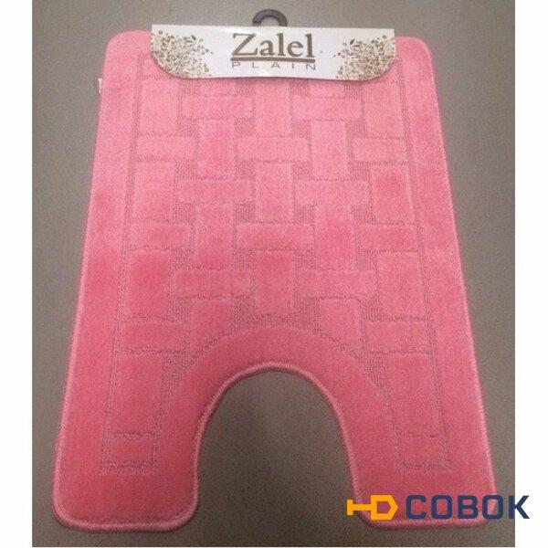 Фото Коврик для туалета  "Zalel" 50*80см розовый