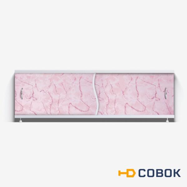 Фото Экран под ванну Премьер 1,7 044 ярко-розовый мрамор