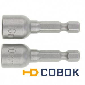 Фото Биты с торцевыми головками 8 мм - 45 мм, 2 шт//MATRIX