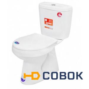 Фото Унитаз-компакт "Анимо" в пол,сиденье дюропласт,микролифт,быстросъем