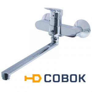 Фото Смеситель Logis для ванны длинный излив HANSGROHE 71402000