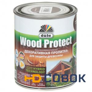 Фото Пропитка для древесины Dufa Wood Protect махагон 0,75л