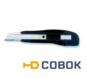 Фото COLOR EXPERT 95690002 нож с отламывающимся лезвием, пластмассовый с метал.вставкой (18мм)